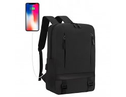 Mochila Executiva Ev Brindes modelo So Paulo -com Porta USB  Antifurto e Compartimento para Notebook